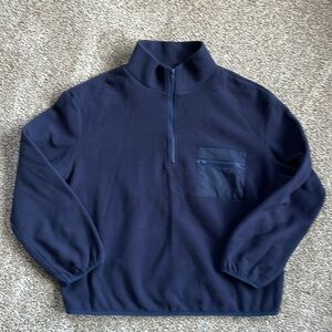 Fleece quarter zip jacket